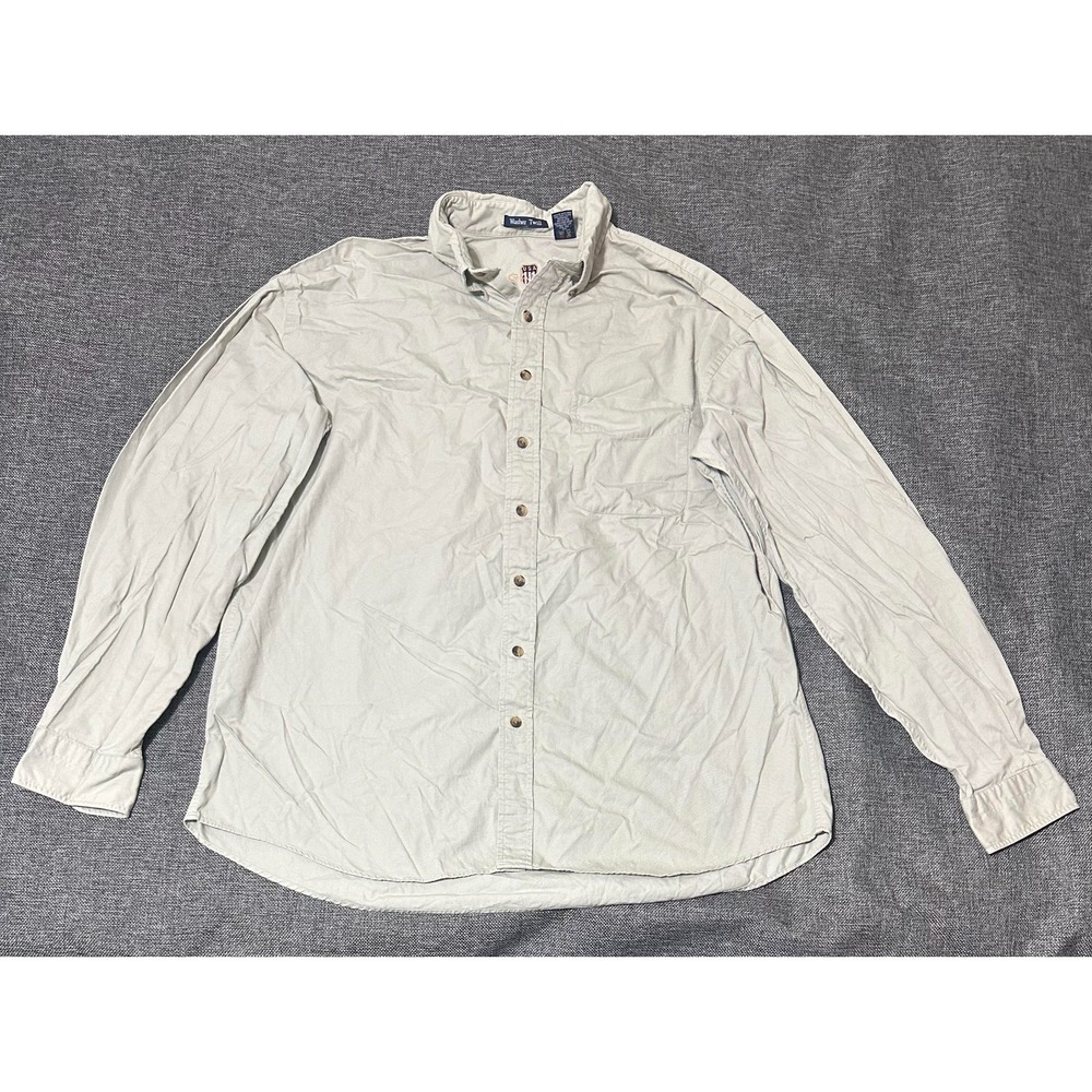Gant USA Men's‎ 2XLT Beige Long Sleeve Shirt